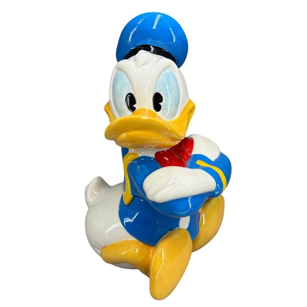 Walt Disney Treasure Craft Donald Duck Ceramic Cookie Jar Vintage Retired